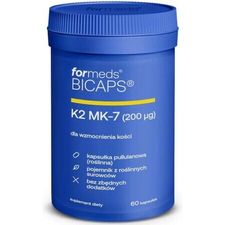 BICAPS Vitamine K2 MK-7 200 µg, 60 capsules Soorten