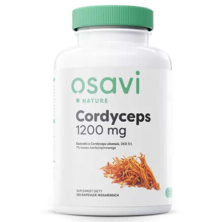 Osavi Cordyceps 1200 mg, 120 capsules