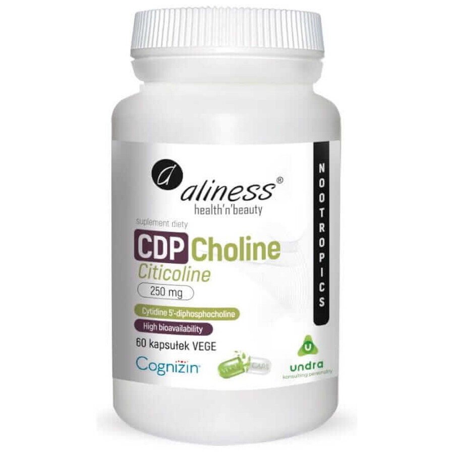 CDP Choline 250mg 60 gélules Aliness