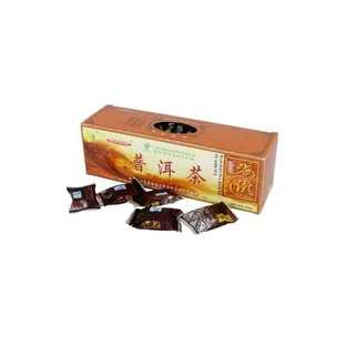 Pu-Erh rode thee geperste rode thee blokjes 125g MERIDIAN