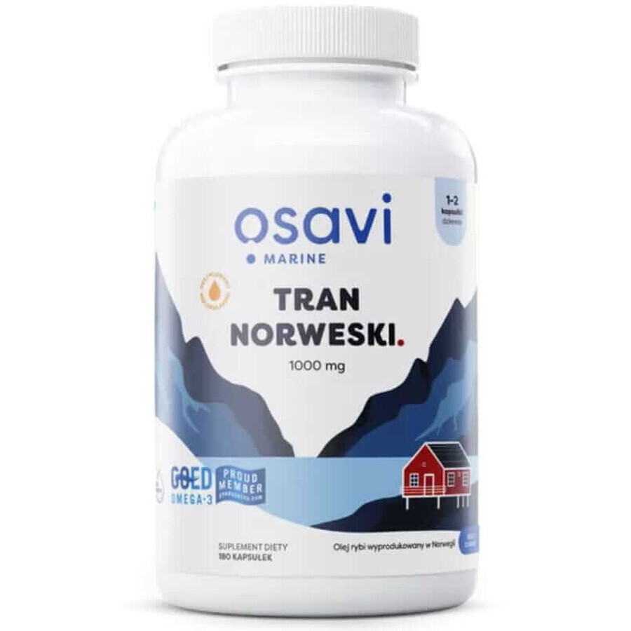 Osavi Tran Norwegian Lemon 1000 mg, 180 capsule molli