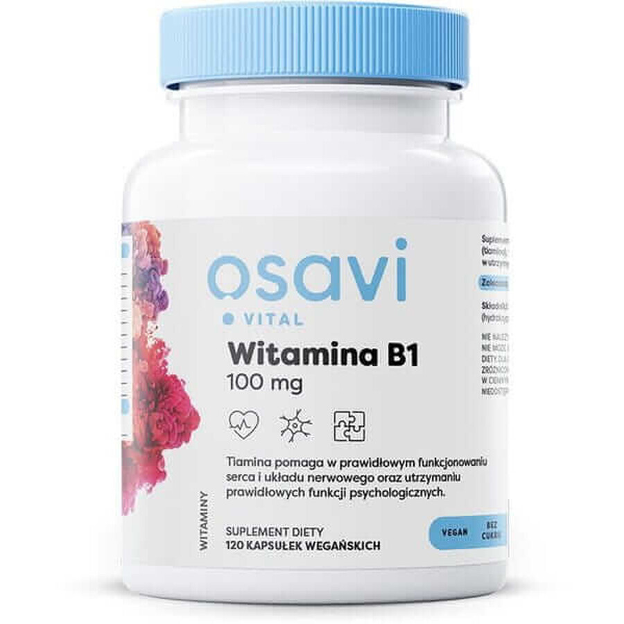 OSAVI Vitamin B1 100 mg 120 vegetarische Kapseln