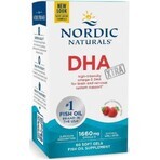 DHA acid Xtra 1660 mg, aardbei, 60 capsules Nordic Naturals