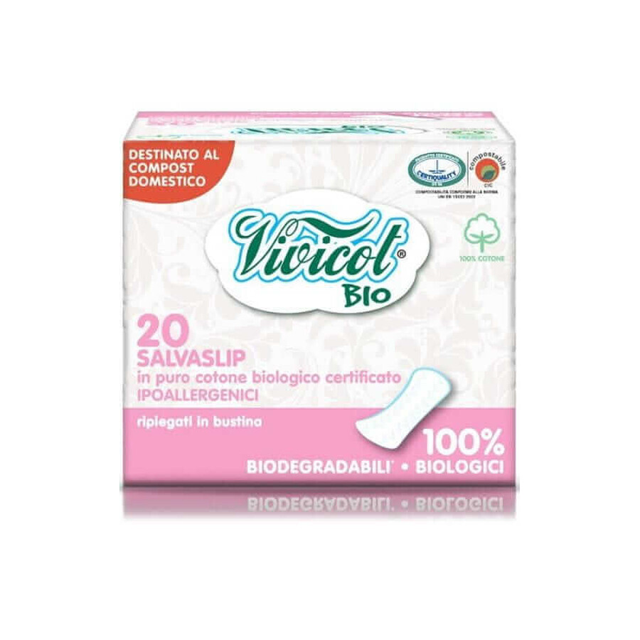 Tampoane sanitare pliabile 20 buc Vivicot BIO