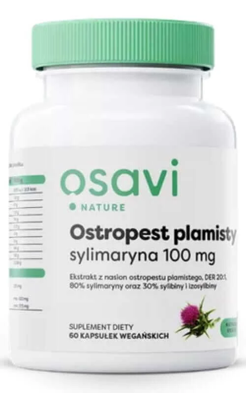 Osavi Mariadistel Silymarine 100 mg, 60 capsules