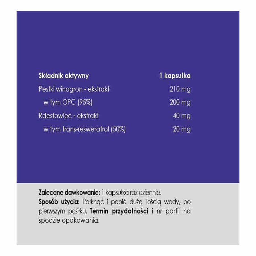 OPC + Panaseus Resveratrol (430mg) 50 Kapseln