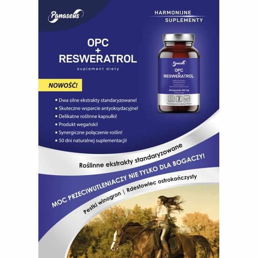 OPC + Panaseus Resveratrol (430mg) 50 Kapseln