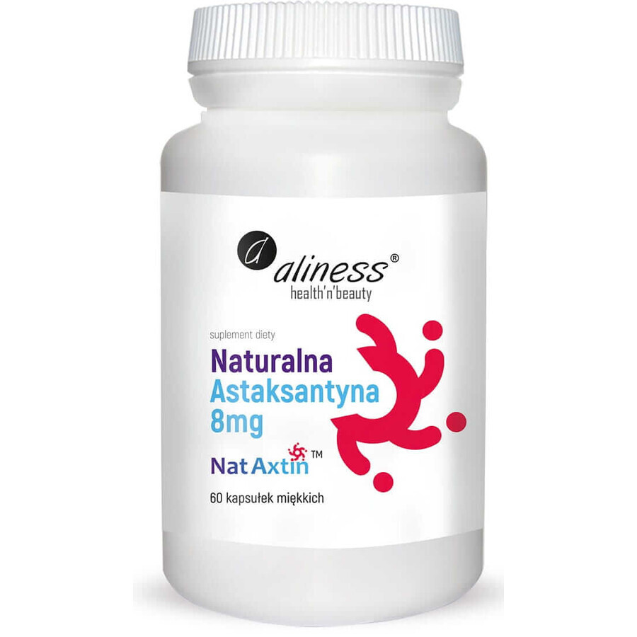 Astaxantină naturală Nat Axtin 8mg 60 capsule Aliness