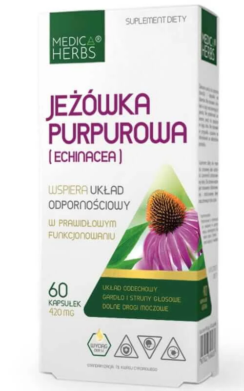 Echinacea 420mg, 60 capsules, Medica Herbs