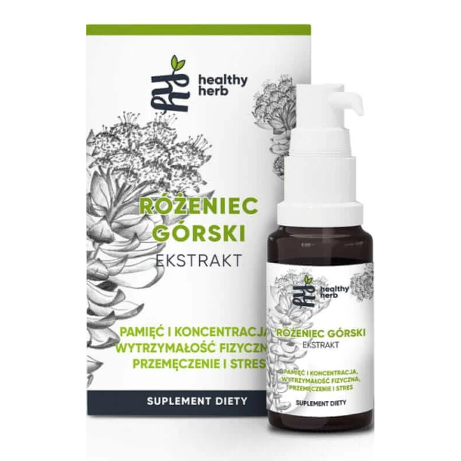 Rhodiola rosea extracto 30ml Healthy Herbs