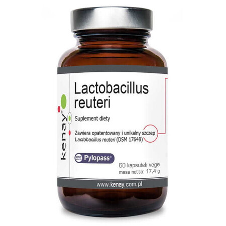 Lactobacillus reuter Pylopass 60 capsules Kenay