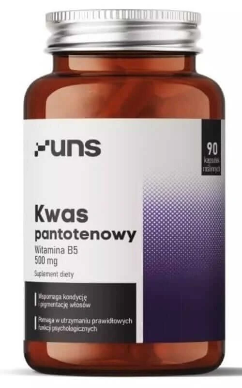 Pantotheenzuur, vitamine B5 (500mg) 90 capsules UNS