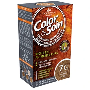 Color & Soin hair dye (golden blond) 7G 135ml