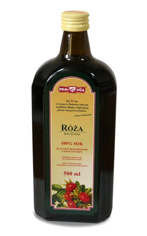100% rozensap 500 ml Polska Róża Polska Róża