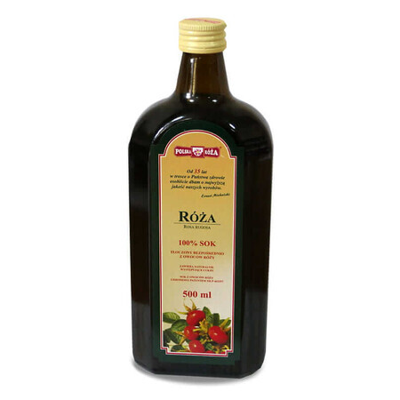 Zumo de rosa 100% 500 ml Polska Róża Polska Róża