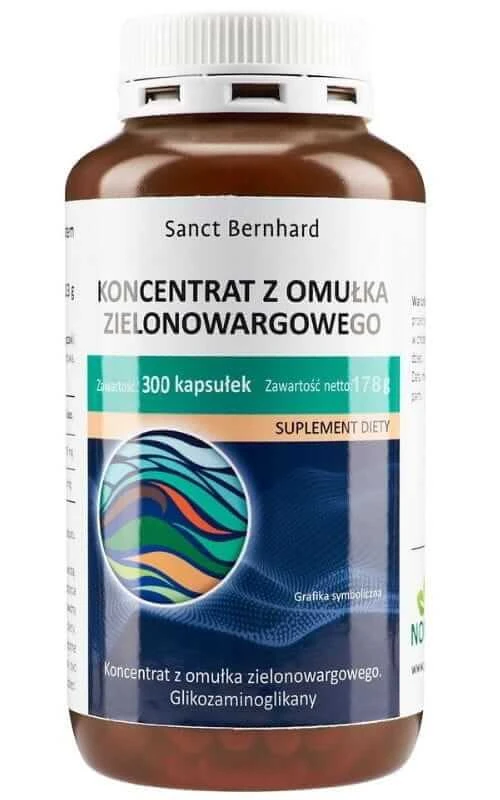 Groenlipschaaldierextract (500 mg) 300 caps Sanct Bernhard