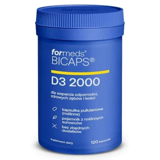 Bicaps D3 2000 IU 120 capsule Formati