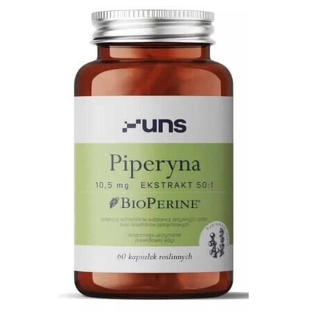 Piperine 60 capsules UNS