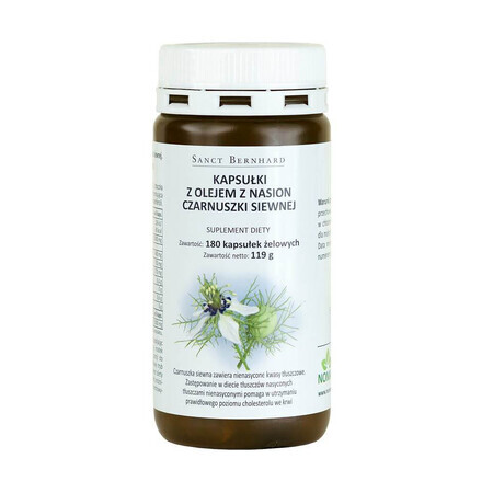 Olio di cumino 500 mg (180 capsule) Sanct Bernhard