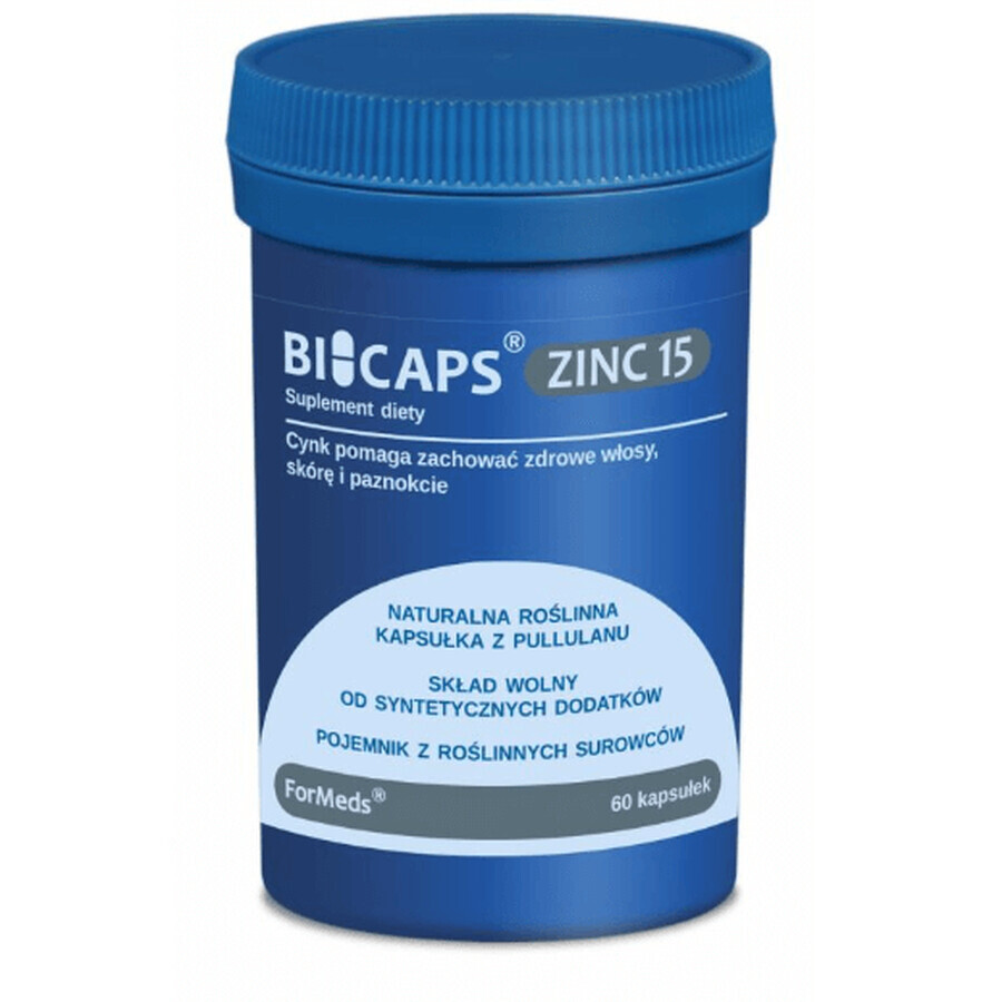 Bicaps Zinc 15 - Zinc - 60 caps Formeds