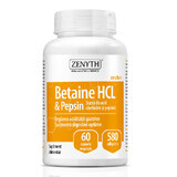 Betaine HCL and Pepsin, 60 capsules, Zenyth