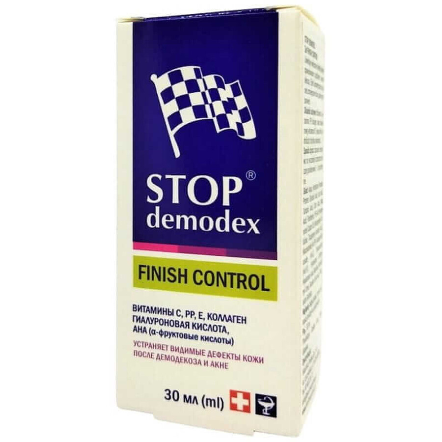 Stop Demodex Finish Control Facial Gel - 30ml, Biosphere