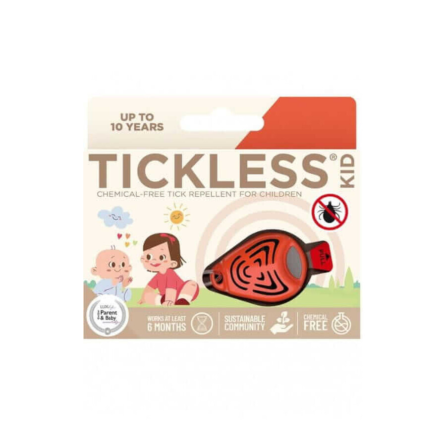 TICKLESS KIDS ORANJE Ultrasoon tekenwerend middel voor kinderen