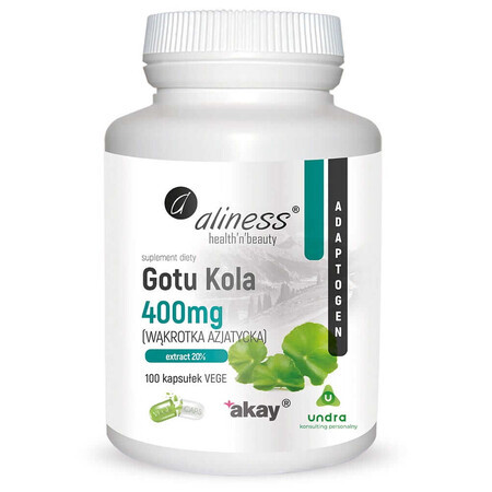 Gotu Kola - Centella Asiatica 400 mg (100 capsules) Aliness