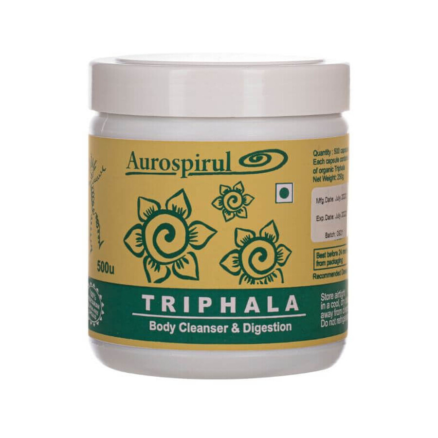 Triphala 500mg (500 capsules) Aurospirul