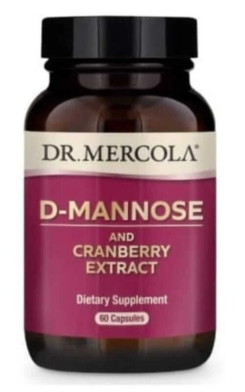 D-Mannose met veenbes 60 capsules - Dr Mercola