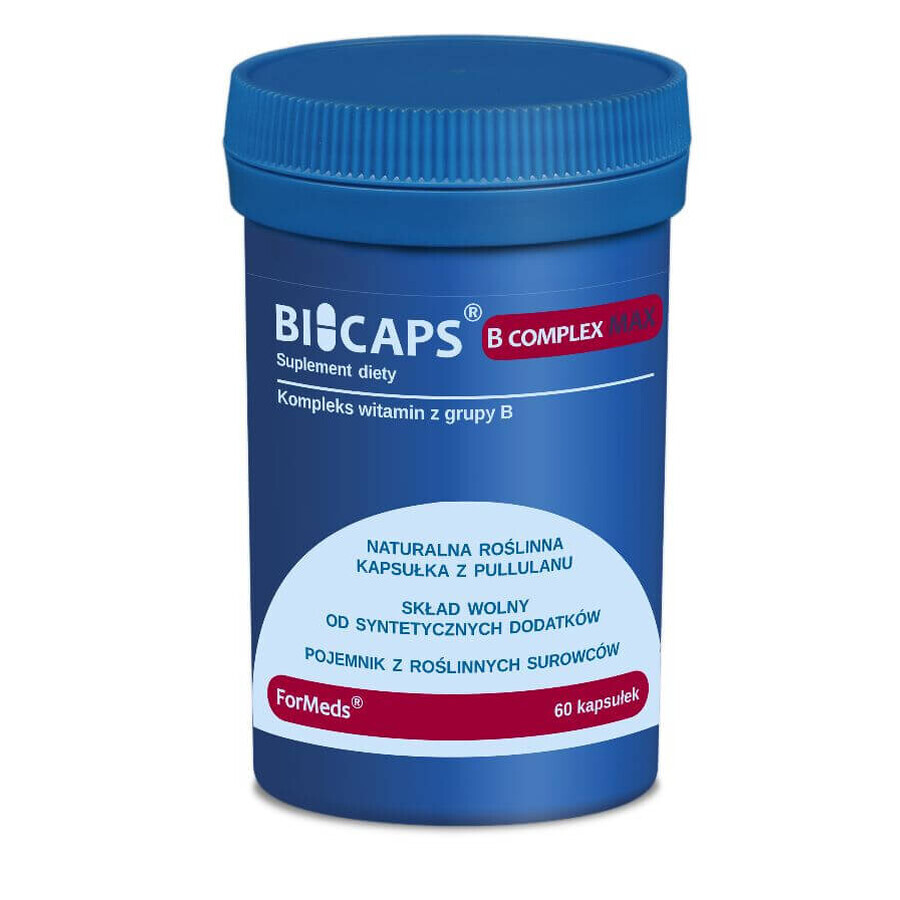 Bicaps B Complex Max 60 capsules - Formeds