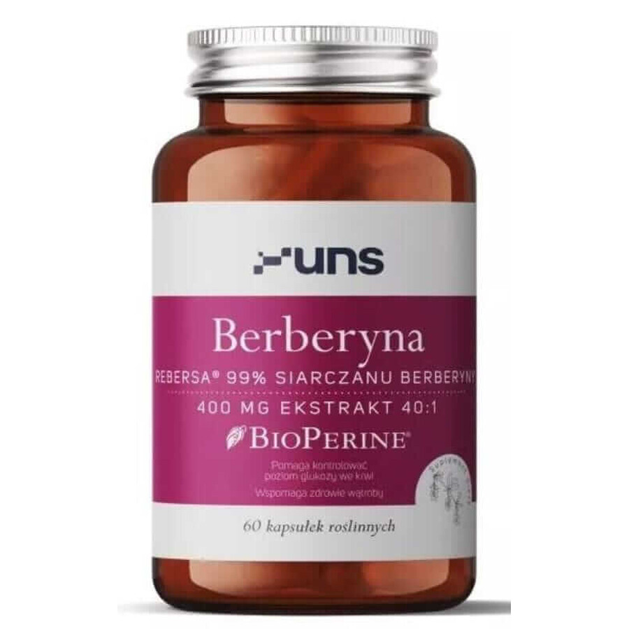 Berberine 400mg 60 capsules UNS