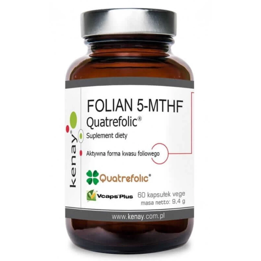 FOLAAT 5-MTHF (actief foliumzuur) Quatrefolic® (60 capsules) Kenay