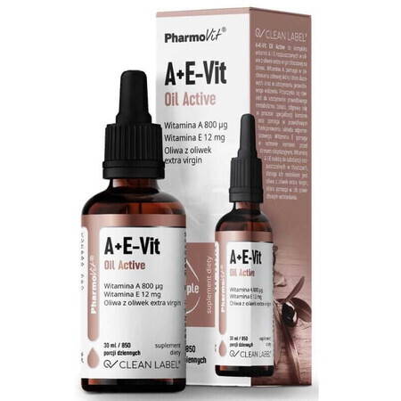 Pharmovit A+E-Vit Oil Active 30 ml Pharmovit Clean Label