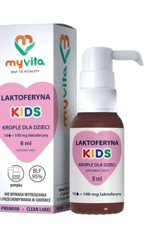 MyVita, Laktoferyna Kids, 8 ml