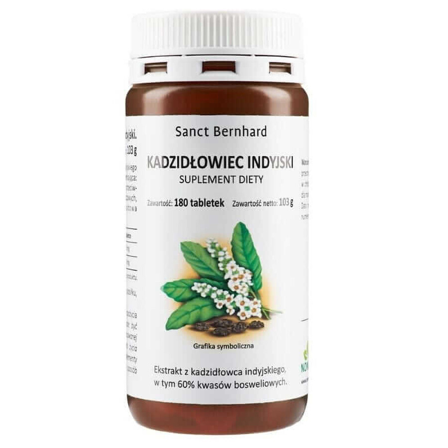 Indisch wierookextract (Boswellia Serrata) 180 tabletten Sanct Bernhard