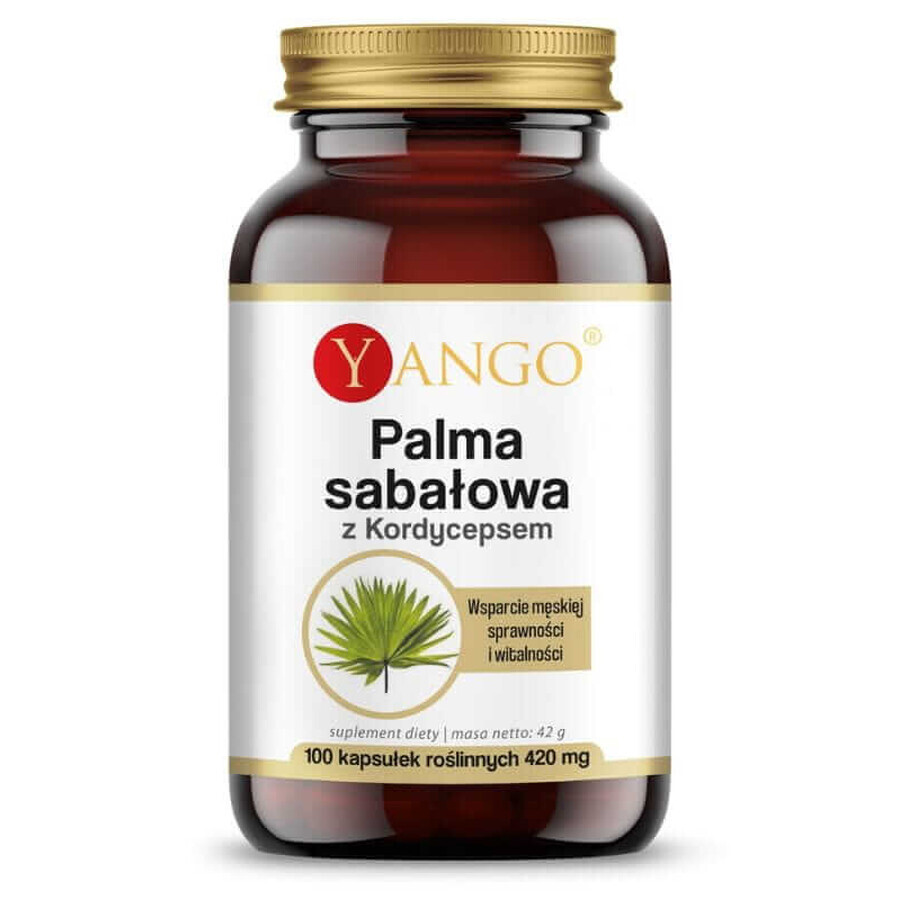 Palma sabal con cordyceps - estratto - 100 capsule YANGO