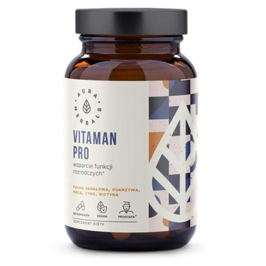 VitaMAN Pro (support reproductive functions) 60 capsules Aura Herbals