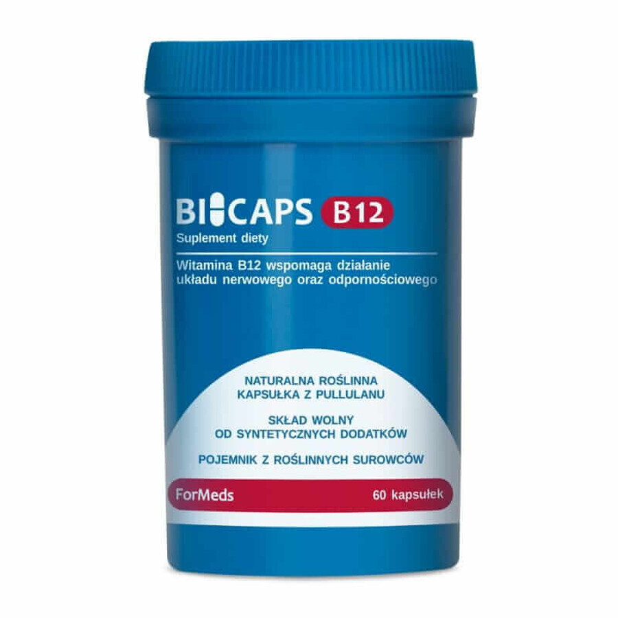 BICAPS B12, 60 capsules Vorm