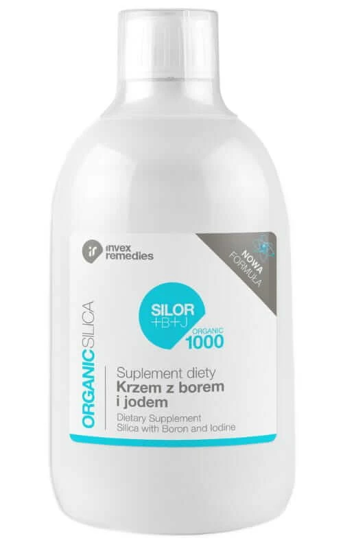 Silor+B+J Organisch Silicium met Borium en Jodium 500ml Invex Remedies