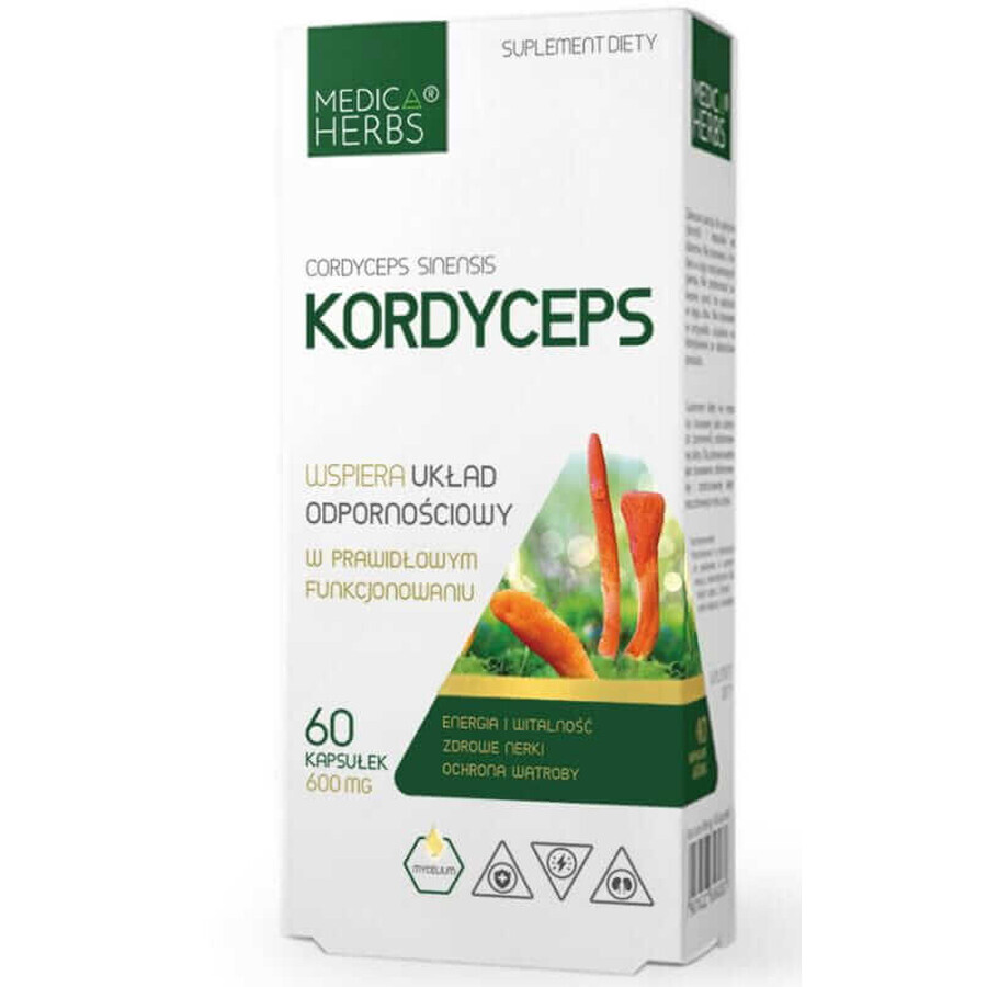 Cordyceps 60 cápsulas Medica Herbs