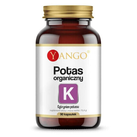 Biologisch kalium (kaliumcitraat) 90 capsules Yango