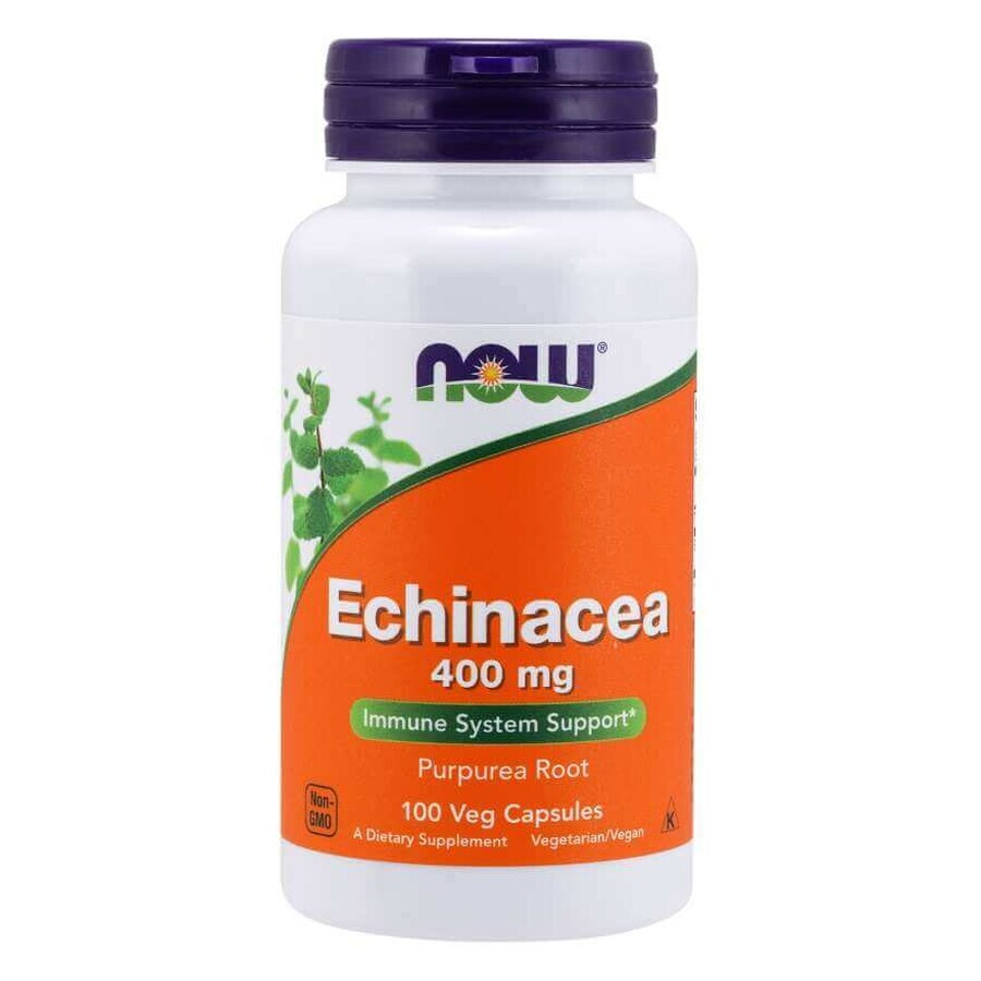 NOW Foods Echinacea (Echinacée) 400mg - 100 capsules