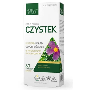 Czystek 500mg, 60 kaps. Medica Herbs