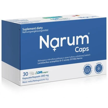 Narum 200 mg 30 gélules