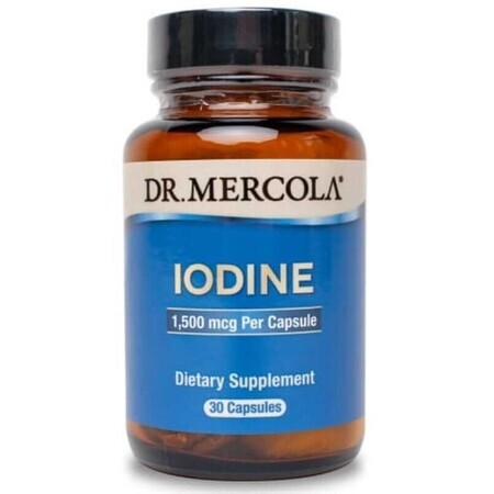 Jodium (kaliumjodide) 1,5 MG 30 capsules Dr Mercola