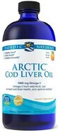 Arctic Levertraan Sinaasappel. 1060mg Wilde Levertraan 473 ml, Nordic Naturals