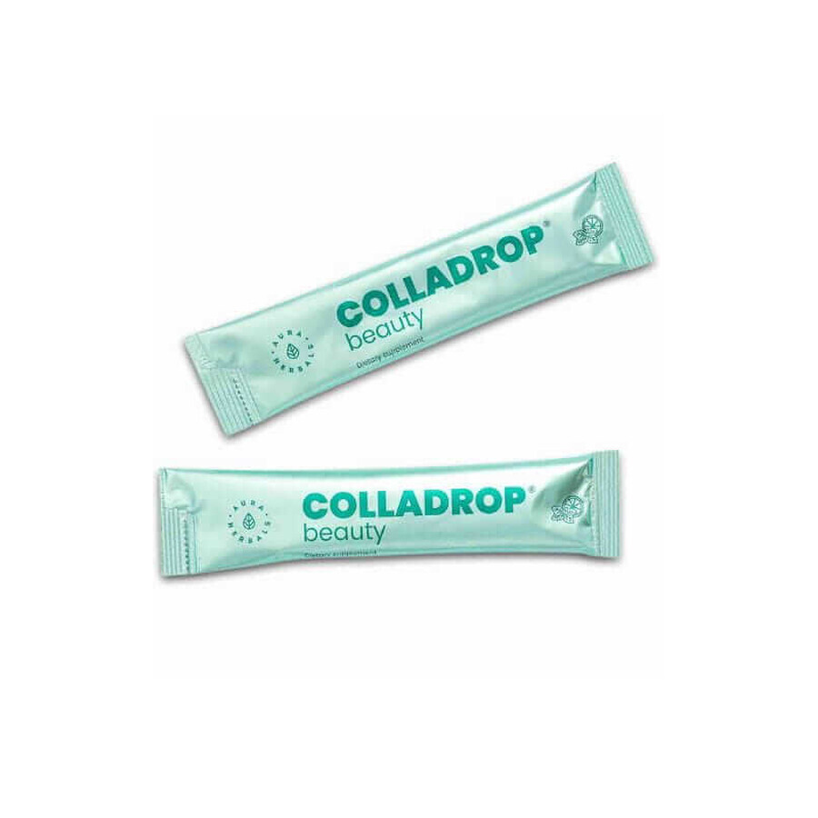 Colladrop Beauty 10000 mg di collagene marino HMG mojito 30 bustine Aura Herbals