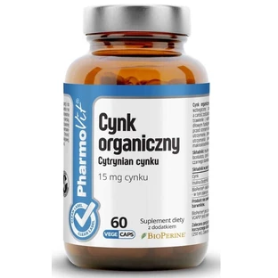 Zink organisch citraat (15 mg) 60 capsules Pharmovit Clean Label