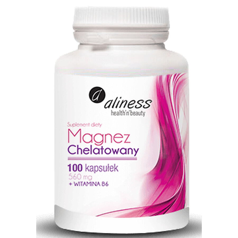 Chelated magnesium 560 mg + Vitamine B6 Aliness